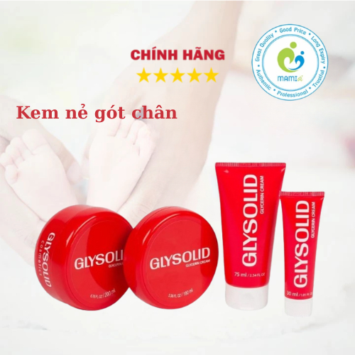 Kem (100ml) nẻ gót chân Glysolid Hautbalsam, Đức