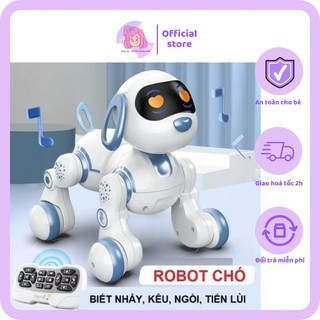  Chó robot điều khiển từ xa cho bé đồ chơi chú chó robot thông minh cảm biến có thể nhảy múa ca hát 