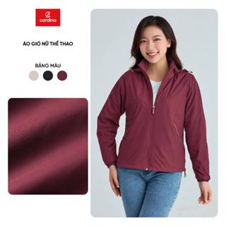  Áo Gió Nữ CARDINA 2 Lớp Chất Vải Gió Cao Cấp Chống Thấm Nước Cản Gió Trẻ Trung 5GNF04 