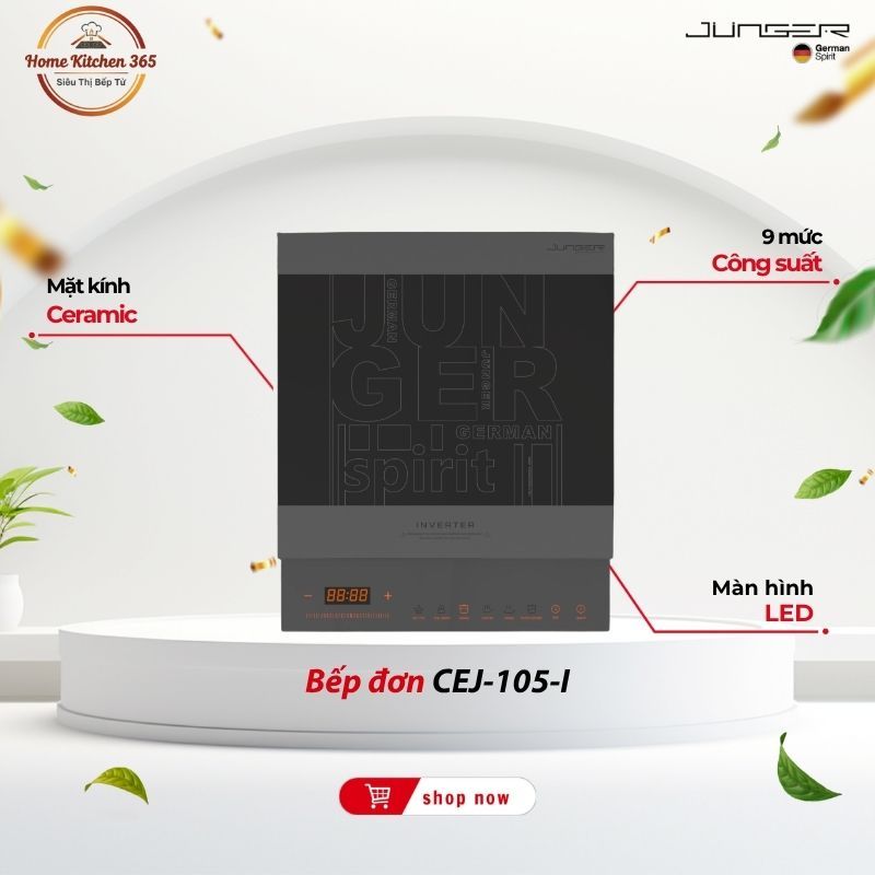 Bếp Từ Junger CEJ-105-I – Hiệu Suất Cao, An Toàn, Dễ Sử Dụng