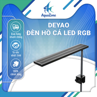  Đèn Led Hồ Cá Deyao RGB – Đèn Kẹp Xoay 360° Hợp Kim Nhôm Điều Khiển Qua App Thông Minh Tiện Lợi 