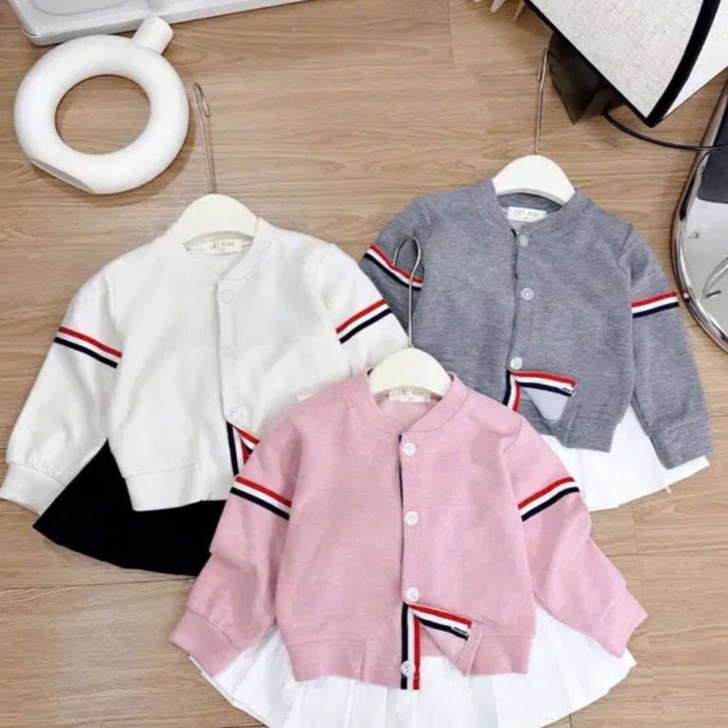 [LiA baby’s ] Áo khoác cadigan thu đông cho bé gái năng động khoẻ khoắn (9-33kg)
