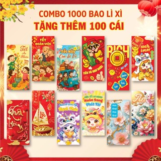   Tặng 100 cái -1000 BAO LÌ XÌ 2026 DỄ THƯƠNG TẶNG TÚI KIẾNG 