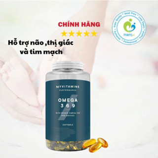  Viên uống  120v  bổ sung omega 3-6-9 hỗ trợ não mắt tim mạch Myvitamins Omega 369 UK 