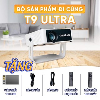 Máy chiếu mini Yamazaki T9 Ultra độ phân giải HD hỗ trợ 4k Androi TV 11 xem phim giải trí cực nét chiếu phim phòng Ngủ 