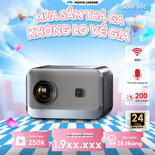 [ CHÍNH HÃNG ] Máy Chiếu Mini Movie Legend - Máy Chiếu S7 Pro - Hỗ Trợ FULL HD - Bảo hành 12 tháng