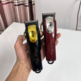Bộ Tông Đơ Magic Clip Lưỡi Kép 8 Cữ Gá Thép Chuyên Fade