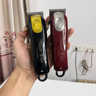 Bộ Tông Đơ Magic Clip Lưỡi Kép 8 Cữ Gá Thép Chuyên Fade