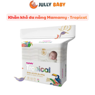 Khăn khô đa năng Mamamy 180 tờ - Tropical 160 tờ cao cấp dùng thay khăn sữa, an toàn cho bé