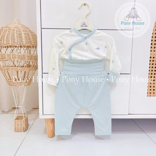 (Nhiều Mẫu) Bộ Nous cài lệch sơ sinh size newborn