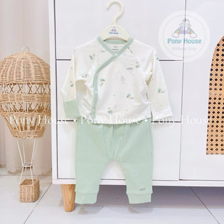 (Nhiều Mẫu) Bộ Nous cài lệch sơ sinh size newborn