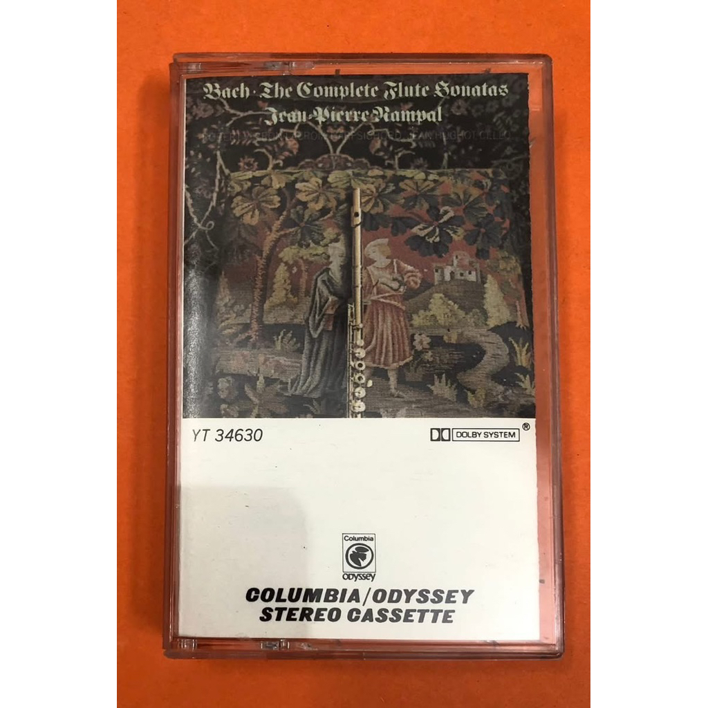 BĂNG CASSETTE - BACH - FLUTE SONATAS Flute Jean Piere Rampal