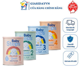   Date 2027  Sữa Dê Baby Steps New Zealand Hỗ Trợ Tiêu Hoá Tăng Cân 900g - Sữa Bột Công Thức 