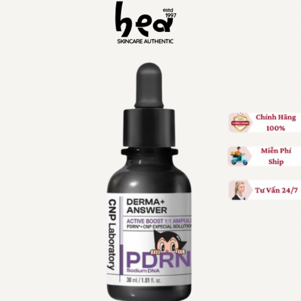 [Chính Hãng] Tinh Chất PDRN CNP Derma Active Boost Serum CNP Căng Bóng, Phục Hồi Da 30ml