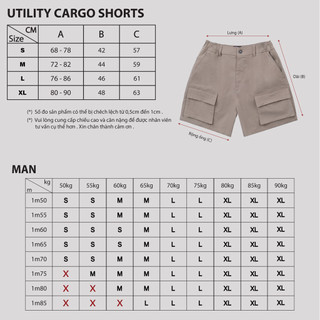 UTILITY Cargo Shorts / Desert Grey