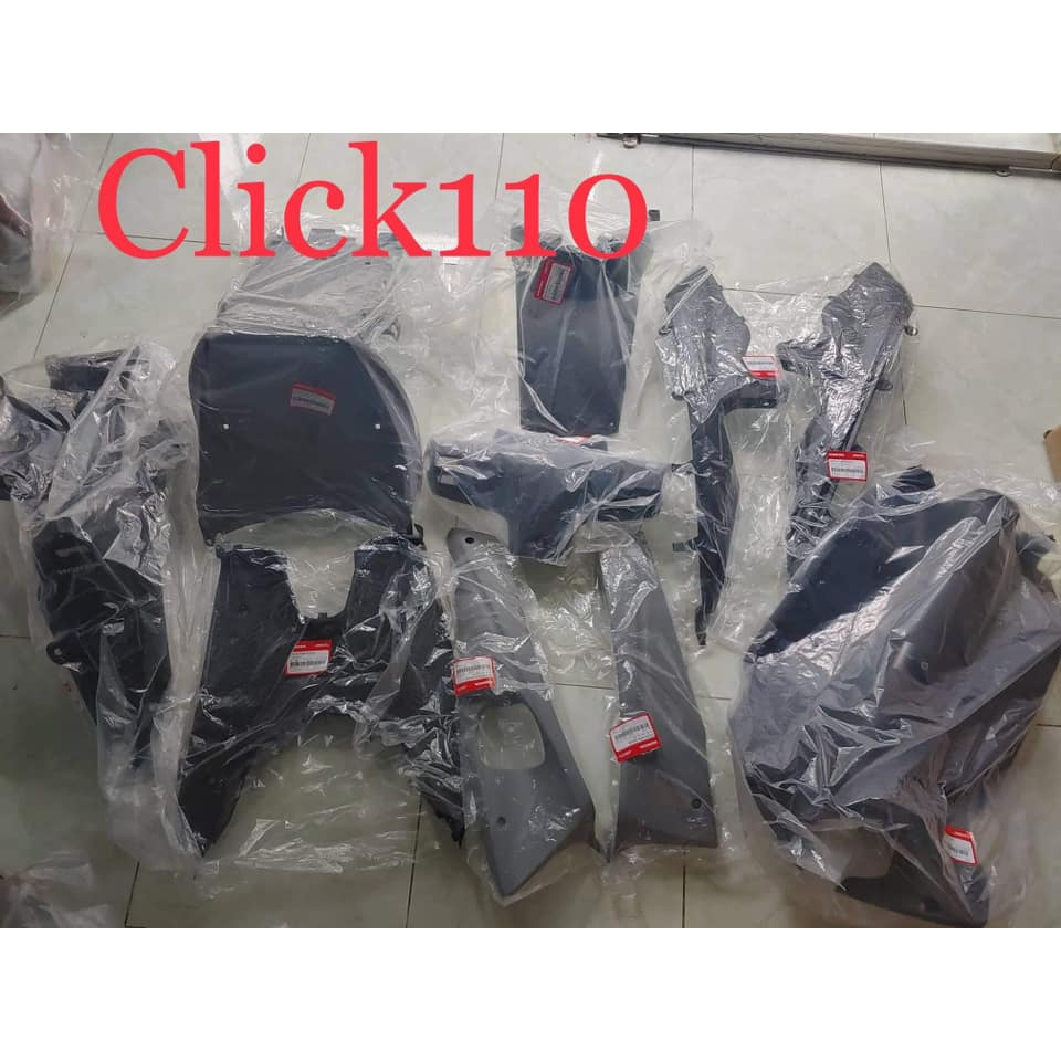 FULL dàn nhựa nhám đen áo click 110 việt 2007 2008 2009 2010 2011 ( 10 món )