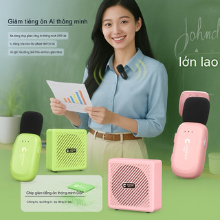  Loa trợ giảng Yanmai K5 2025 – Mic cài áo không dây âm thanh to rõ. 