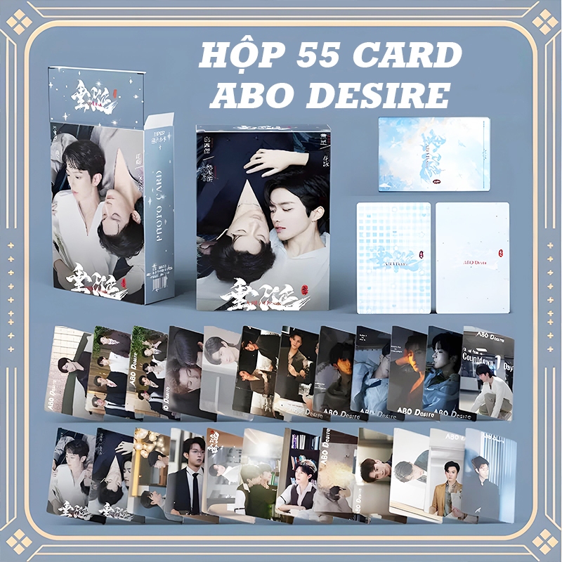 Hộp 55 card phim ABO Desire the series Thèm Muốn