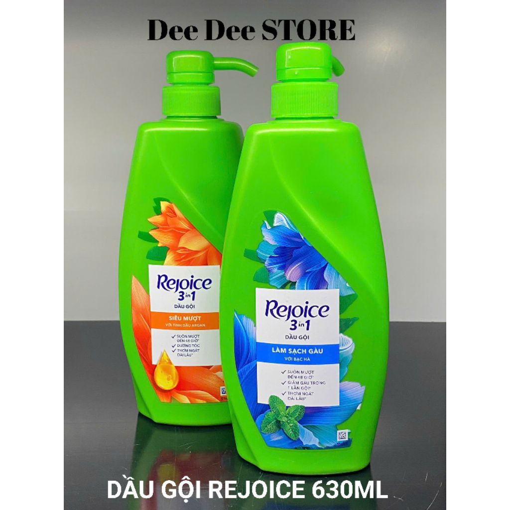 DẦU GỘI REJOICE 3IN1 630ML