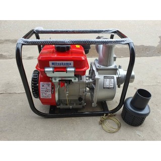 Bơm nước chạy dầu MITSUKAMA F170 gx 250 ống hút xả 80