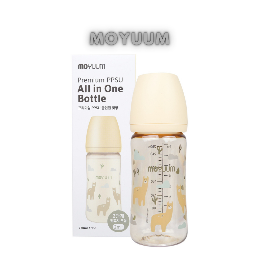 ( Được Chọn Size Núm) Bình sữa Moyuum lạc đà 170ml,270ml Hàn Quốc , chất liệu PPSU cao cấp
