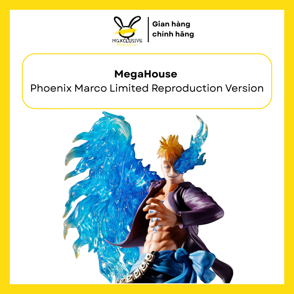 Mô Hình Chính Hãng MegaHouse One Piece – Phoenix Marco POP Limited Reproduction Version (Marco Figur