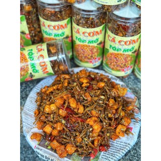 Cá cơm rim tóp mỡ giòn rụm hao cơm hủ 500g
