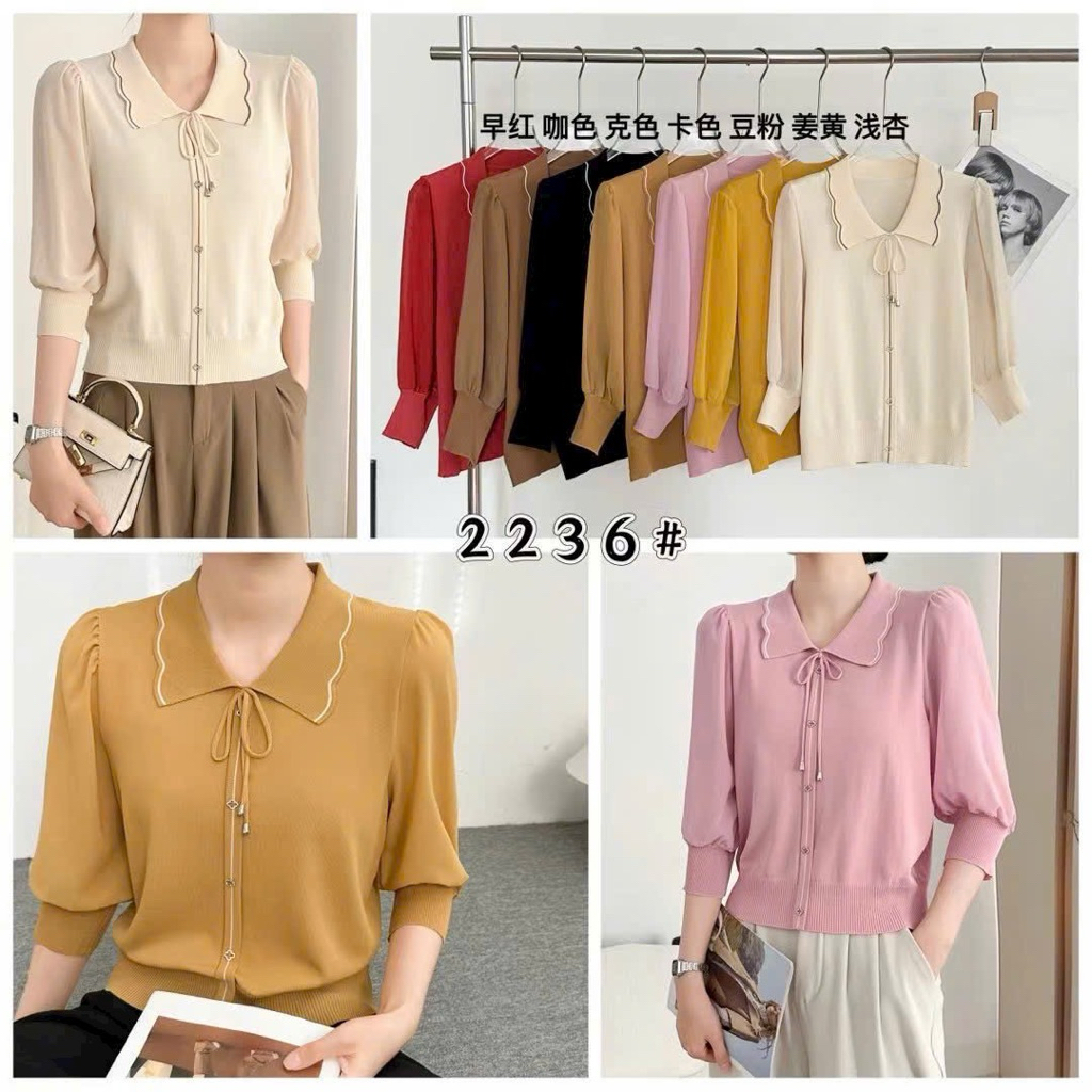 Áo Kiểu Nữ Chất Mango Đính Đá Sang Trọng 50-67kg