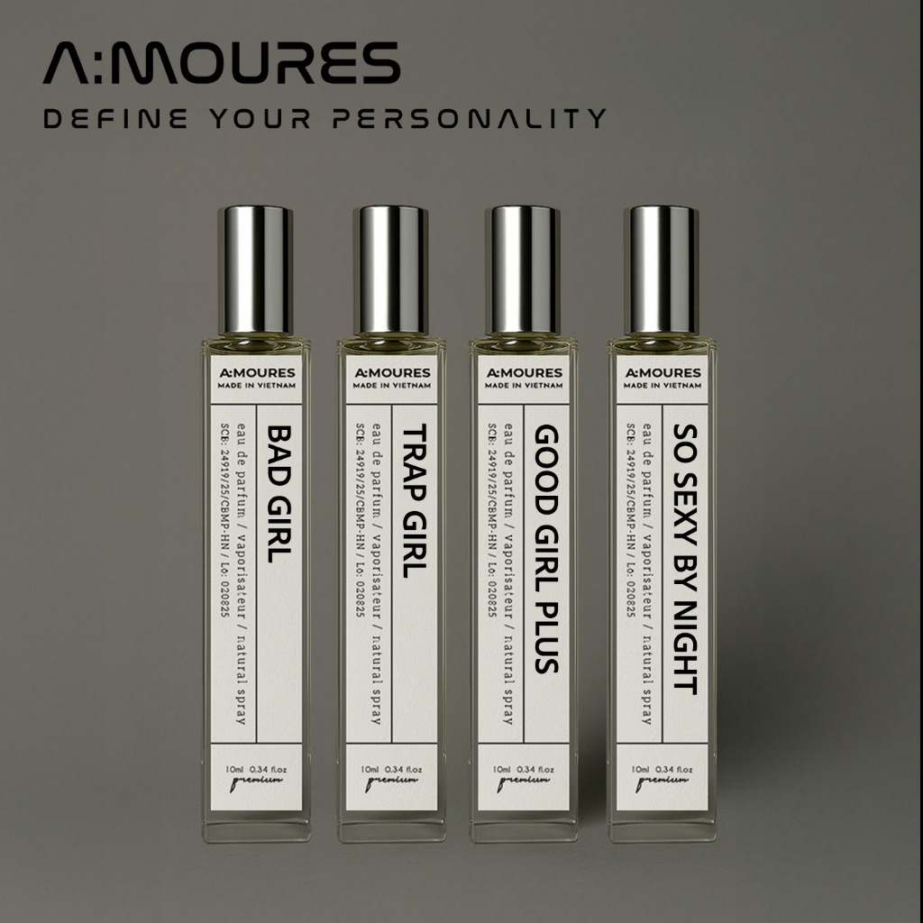 [BST Best Seller] Nước Hoa Nữ Amour Nguyên Liệu Nhập Khẩu Hương Thơm Ngọt Ngào, Cuốn Hút, Dạng Xịt 10ml và 2ml | BigBuy360 - bigbuy360.vn