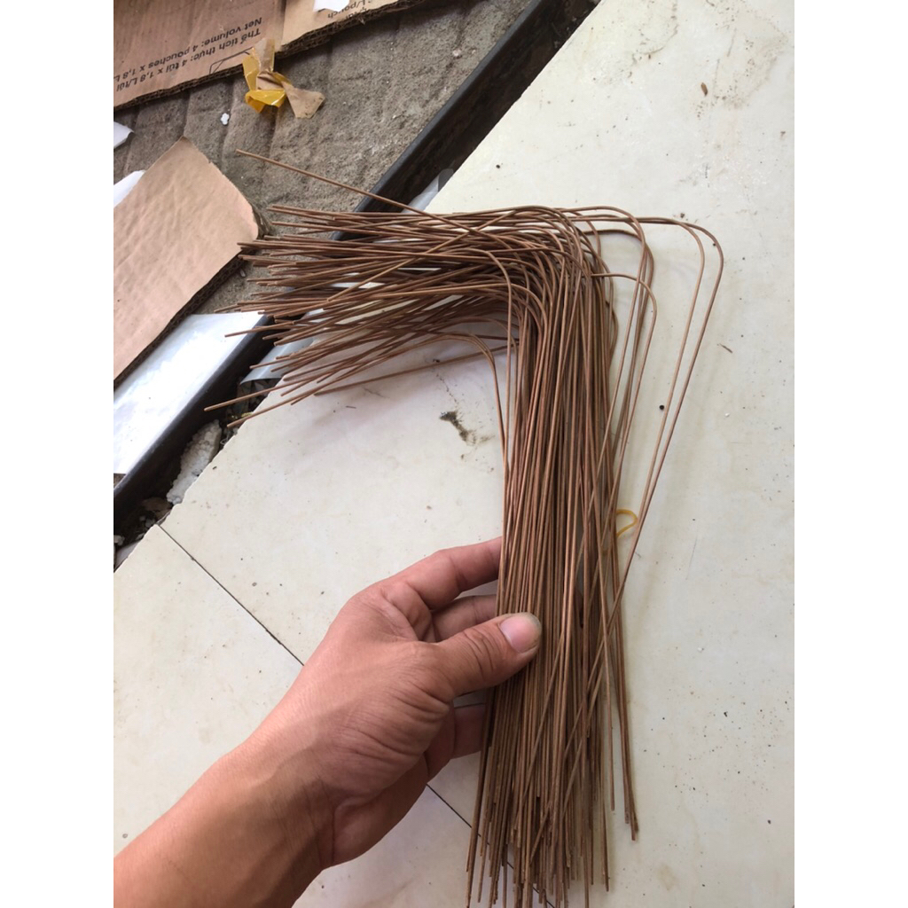 Combo 60 Nan lồng khuyên tặng 1 nan cửa (nan uốn sẵn) chất liệu trúc già xử lý dành cho lồng chim Và