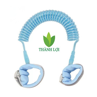Dây dắt bé chống lạc xoắn lò xo co giãn 1.5m/2m/2.5m – Dây đai an toàn cho trẻ khi ra ngoài