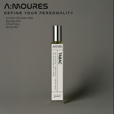 Nước Hoa Nam Tabac Amour Nguyên Liệu Nhập Khẩu Hương Thơm Phong Trần, Láng Tử Dạng Xịt 10ml và 2ml