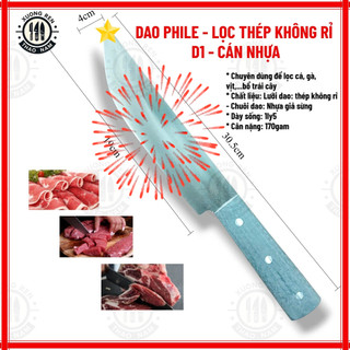 Dao lọc - tách cá thép Nhật - Không rỉ
