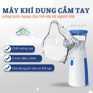 Máy xông mũi họng, khí dung cầm tay nhỏ gọn tiện lợi cho trẻ em và người lớn