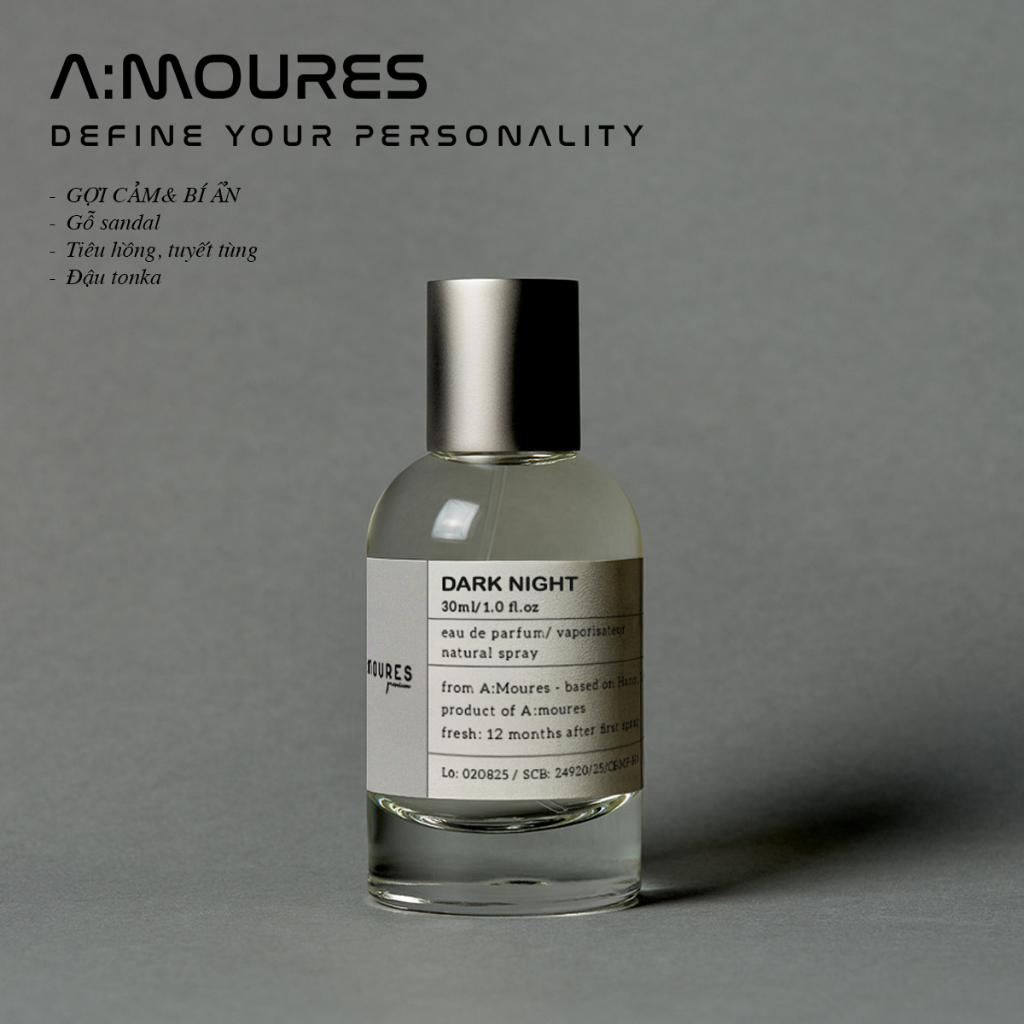 Nước Hoa Nam Dark Knight Nguyên Liệu Nhập Khẩu Hương Thơm Ngọt Ngào, Bí Ẩn Dạng Xịt 30ml Dạng Xịt | BigBuy360 - bigbuy360.vn