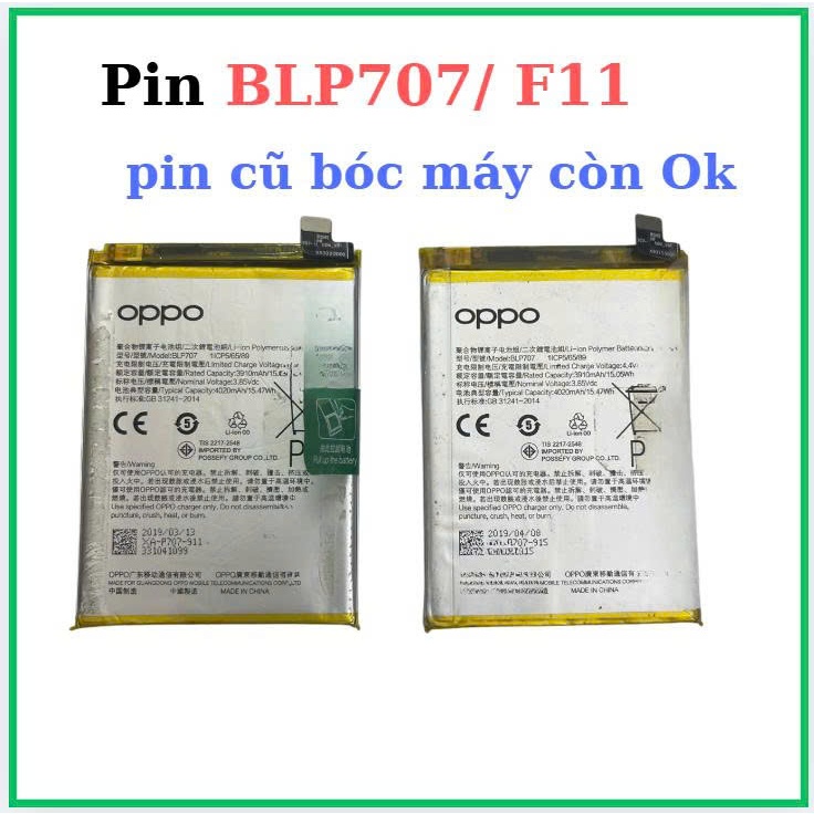 Pin F11/BLP707 Oppo (Zin tháo máy)