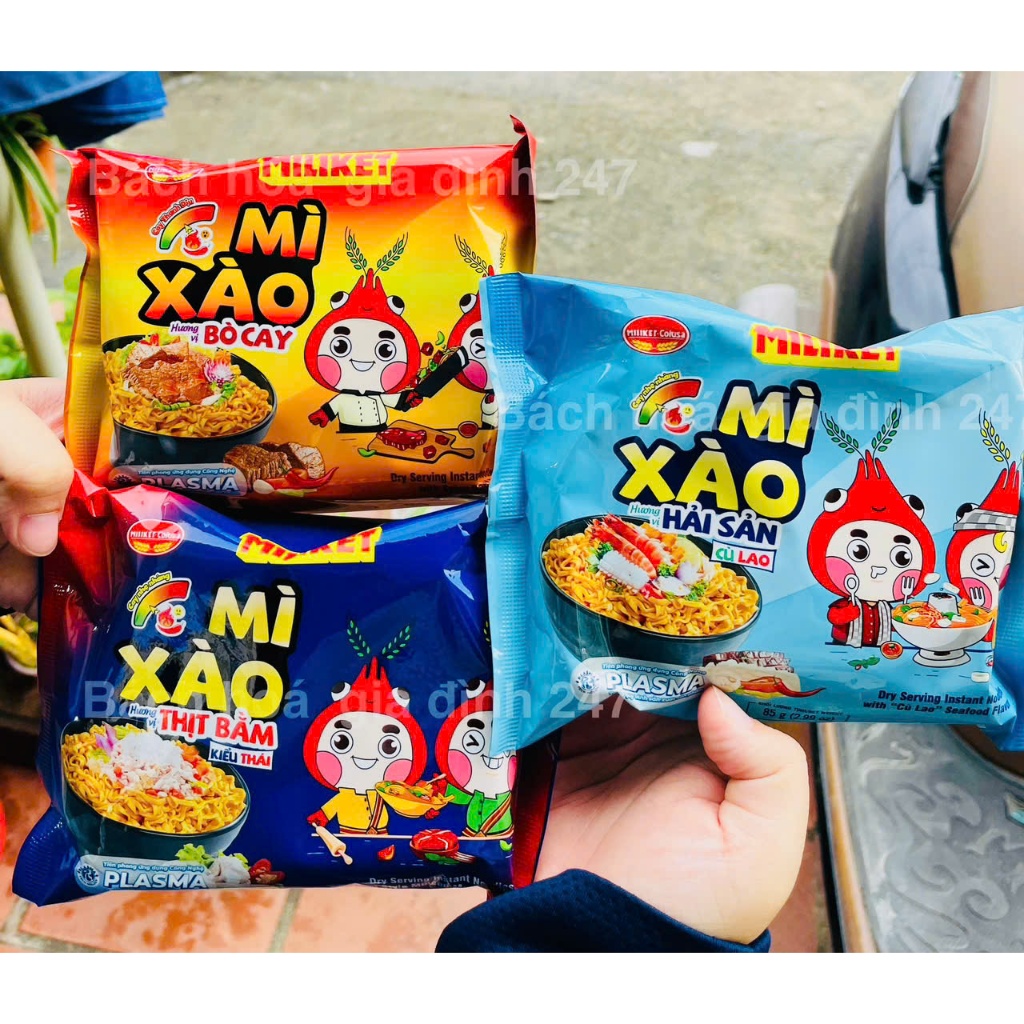 Mì trộn MILIKET sợi phở có nhiều vị mới lạ - mì trộn truyền thống- mì trộn kiểu thái, mì sợi phở, 85