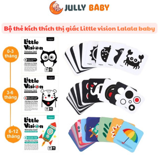  Bộ thẻ kích thích thị giác Little vision Lalala baby gồm 20 thẻ học Flashcard thông minh phát triển toàn diện cho bé 