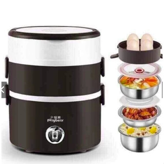 CẶP LỒNG ĐIỆN/ HỘP ĐỰNG CƠM  3 TẦNG INOX GIỮ NHIỆT