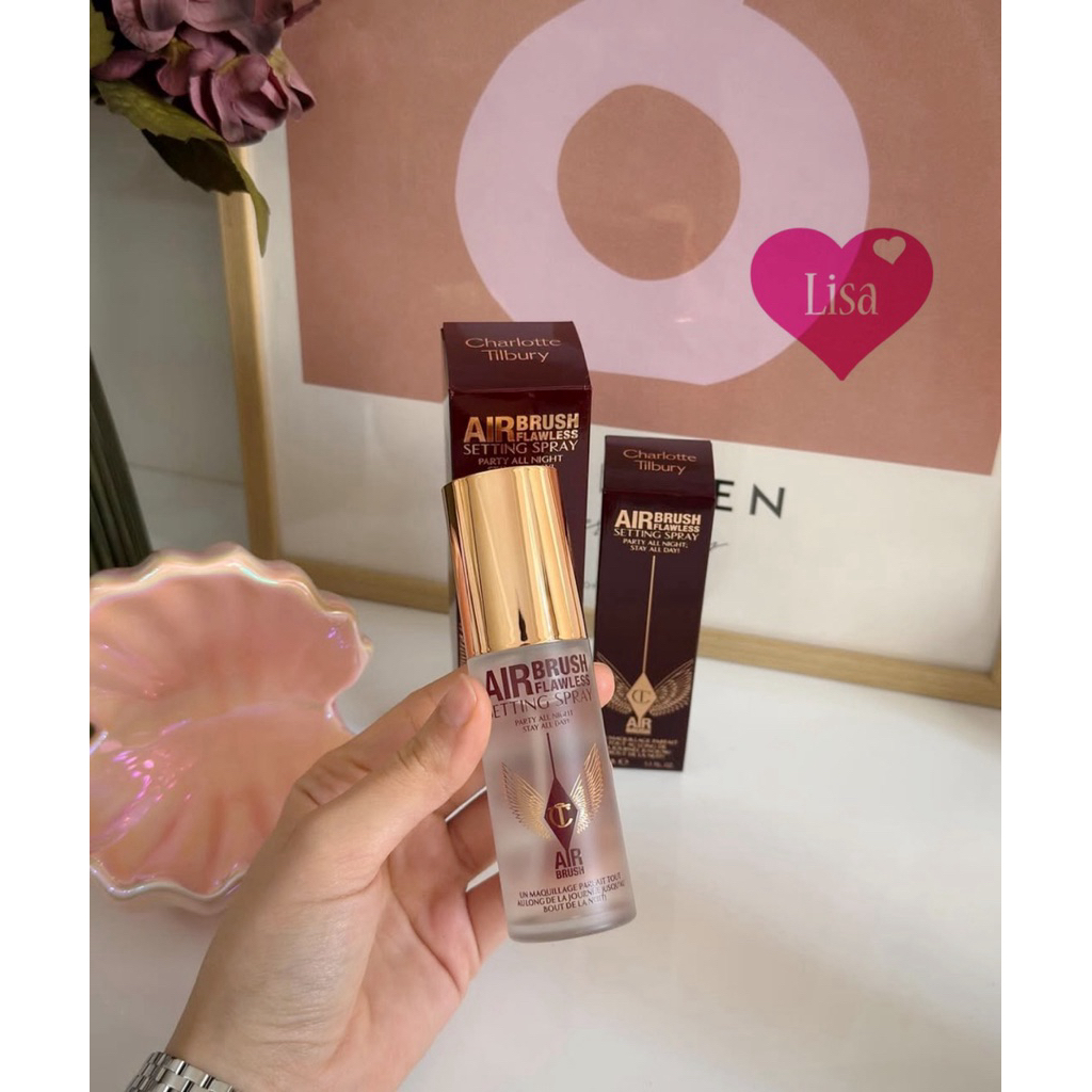Xịt khóa nền Charlotte Tilbury Airbrush Flawless Setting Spray 🌸