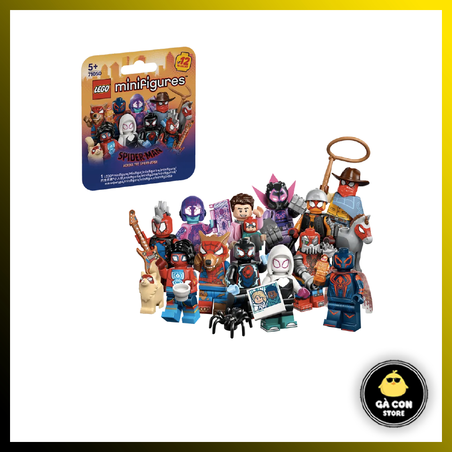 [FULL 12 MINI - Có Sẵn] Minifigures Spider-Man 71050 Spider-Man: Across the Spider-Verse ( Hàng có s