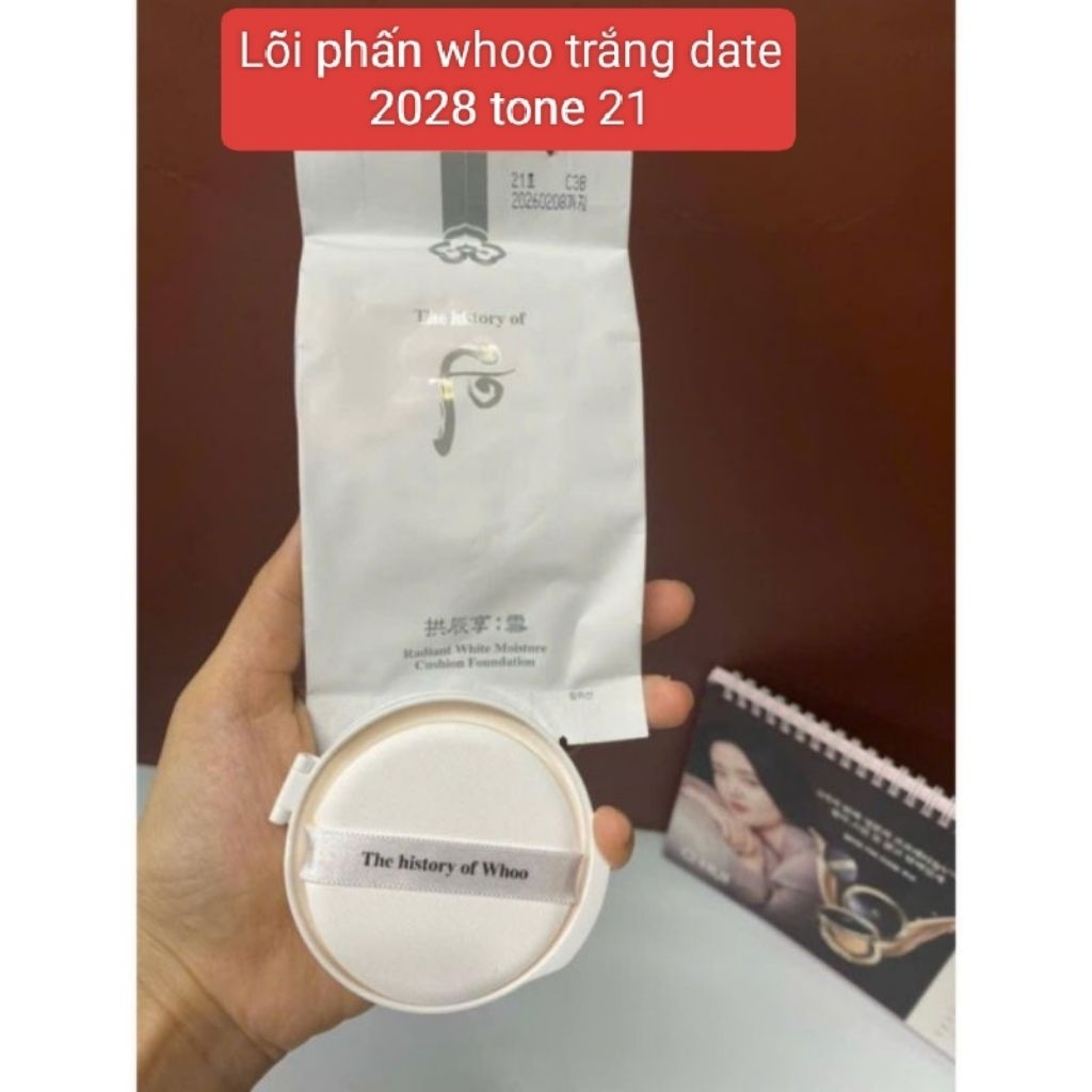 [ Date 2028] Lõi phấn nước WHOO vàng - Whoo trắng - Whoo tái sinh