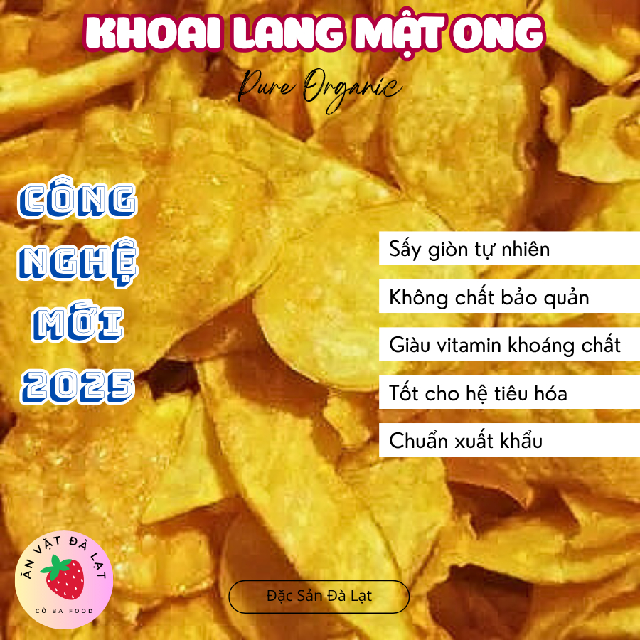 200gr Khoai Lang Sấy Mật Ong Giòn Siu Ngon - an_vat_da_lat_cobafood