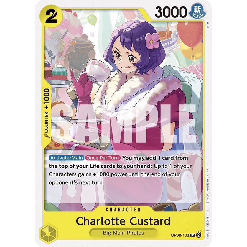 Thẻ Bài One Piece Mã OP08-103 - Charlotte Custard - Character - Uncommon
