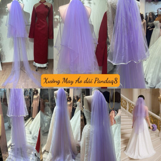   SẴN SHIP LIỀN ẢNH THẬT  LÚP VEIL LƯỚI CÀI TÓC PHỐI VÁY CƯỚI CÔ DÂU NGẮN ĐỦ MÀU DÀY DẶN HÌNH SHOP CHỤP 