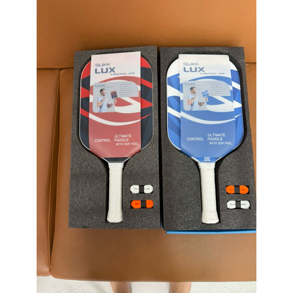 Vợt pickleball t1100 lux bản 16 mm siêu nhám full carbon tặng quấn cán vợt