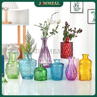 Lọ Hoa Mini, Bình Hoa Thủy Tinh Mini, Lọ Hoa Thủy Tinh MINI Mầu Sắc Decor Trang Trí Nhà Cửa Xinh Xắn