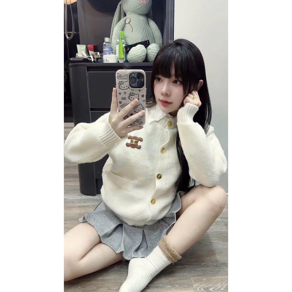 TRENDYBOUTIQUE- CDG LEN X CÚC NÂU CHẤT LEN LÔNG