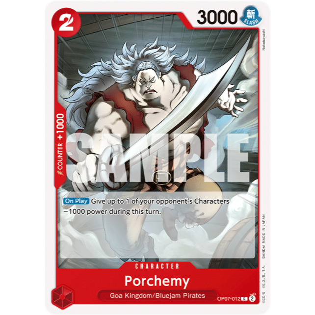 [Thẻ bài OnePiece] OP07-012 | C | CHARACTER Porchemy