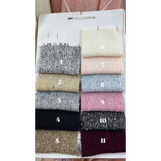 Dạ tweed mỏng muối tiêu siêu hot